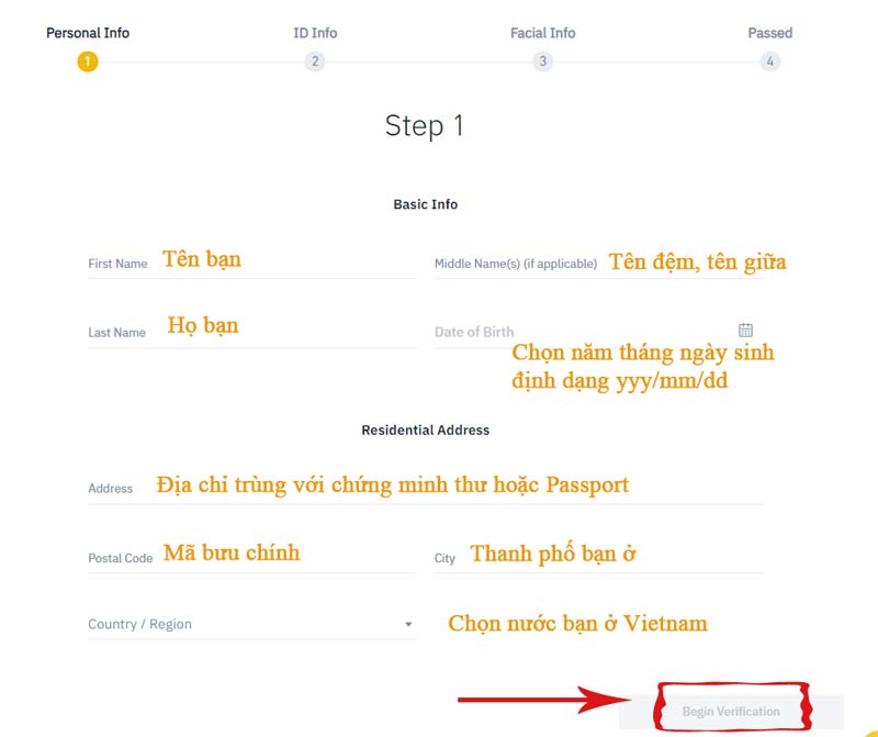 cách xác minh sàn binance năm 2020 mới