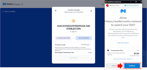 Cách chuyển Token từ Ethereum Mainnet tới Polygon (Matic Network)12