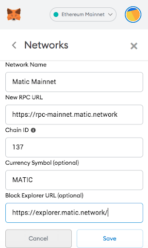 Cách cài đặt Polygon (Matic Network) vào Metamask 3